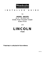 Wonderfire Lincoln BR517S Installer's Manual