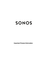 Sonos Wall Mount Quick start guide