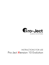 Pro-Ject Audio System Pro-Ject Xtension User manual
