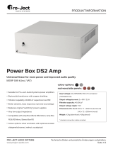 Pro-Ject Power Box DS2 Amp Product information