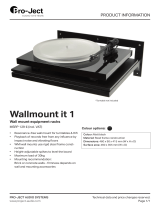 Pro-Ject Wallmount it 1 Product information