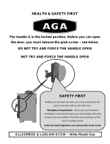 AGA Natural Ellesmere Ludlow Wide Gas Owner's manual