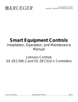 Johnson Controls SE-ZEC500-1 Installation, Operation and Maintenance Manual