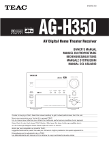 TEAC AG-H350 Owner's manual