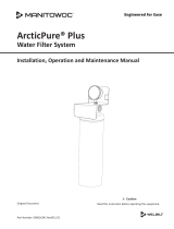 Manitowoc Ice ArcticPure Plus Water FiltersArcticPure Plus Water Filters Installation guide