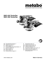 Metabo SXE 450 TURBOTEC Operating instructions