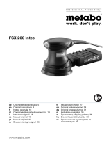 Metabo FSX 200 INTEC Operating instructions
