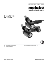Metabo SE12-115 Operating instructions