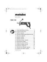 Metabo RWE 1100 Operating instructions