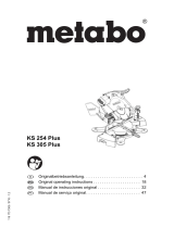 Metabo KS 254 Plus User manual