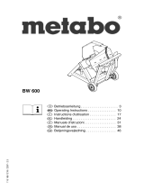 Metabo BW 600/4,20 DNB Operating instructions