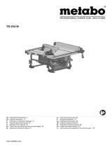 Metabo TS 254 M Operating instructions