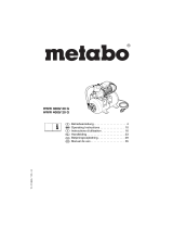Metabo HWW 3000/20 G Operating instructions