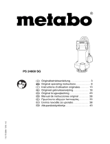 Metabo PS 24000 SG Operating instructions