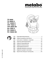 Metabo PS 18000 SN Operating instructions