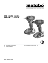 Metabo SSW 18 LTX 300 BL Operating instructions