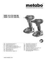 Metabo SSW 18 LTX 300 BL Operating instructions