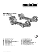 Metabo CC 18 LTX BL Operating instructions