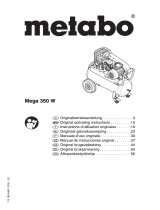 Metabo Mega 350 W Operating instructions