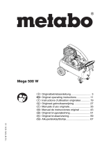 Metabo MEGA 500 W Operating instructions