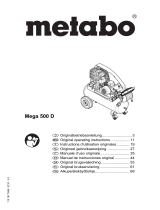 Metabo Mega 500 D Operating instructions