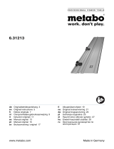 Metabo Guide rail 1500 mm Operating instructions