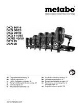 Metabo DKG 90/40 Operating instructions