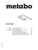 Metabo Circular saw set FLEXO 500 Operating instructions