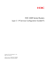 H3C MSR Series Configuration manual