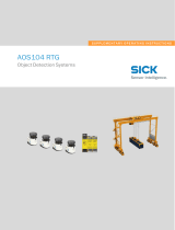 SICK AOS104 RTG Object Detection Systems Operating instructions