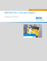 SICK SIM1000 FXG in Flexi Soft Designer Configuration Software Operating instructions