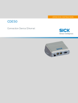 SICK CDE50 Connection Device Ethernet Operating instructions