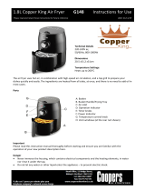 Coopers Copper King G148 Instructions For Use Manual