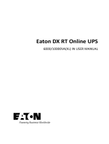 Eaton DX RT 6K UPS User manual