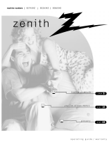 Zenith B32A34Z User manual