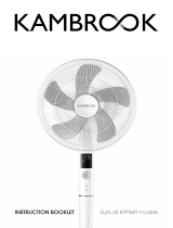 Kambrook 40cm DC Motor Pedestal Fan User manual