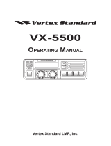 Vertex VX-5500 Operating instructions