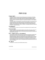 Albatron PX915-SLI User manual