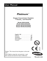 Invacare Platinum IRC5LXO2AW User manual