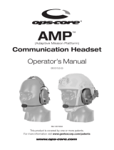 Ops-Core AMP Communication Headset User manual