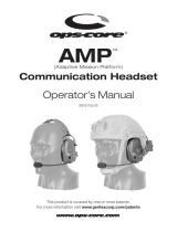 Ops-Core AMP Communication Headset Operating instructions