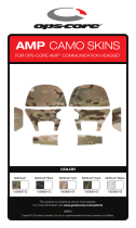 Ops-Core AMP Camo Skin Set Operating instructions