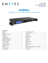 Enttec STORM 24 User manual