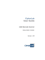 CipherLab 1660 User manual