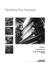 Rockwell Automation PanelView Plus 1500 User manual