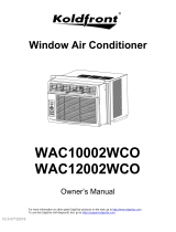 KoldFront WAC10002WCO Owner's manual