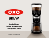 OXO Conical Burr Coffee Grinder Operating instructions