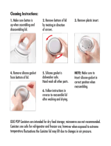 OXO POP Medium Jar  Operating instructions