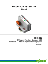 WAGO CANopen Fieldbus Coupler, MCS User manual