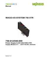 WAGO 0-230 V AC/DC Power Supply /XTR User manual